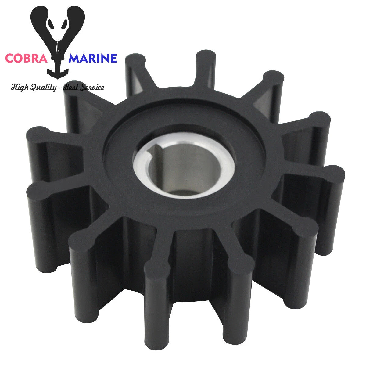 Water Pump Impeller for Sherwood 10077K, Sierra 23-2000, CEF 500166, JMP 7110