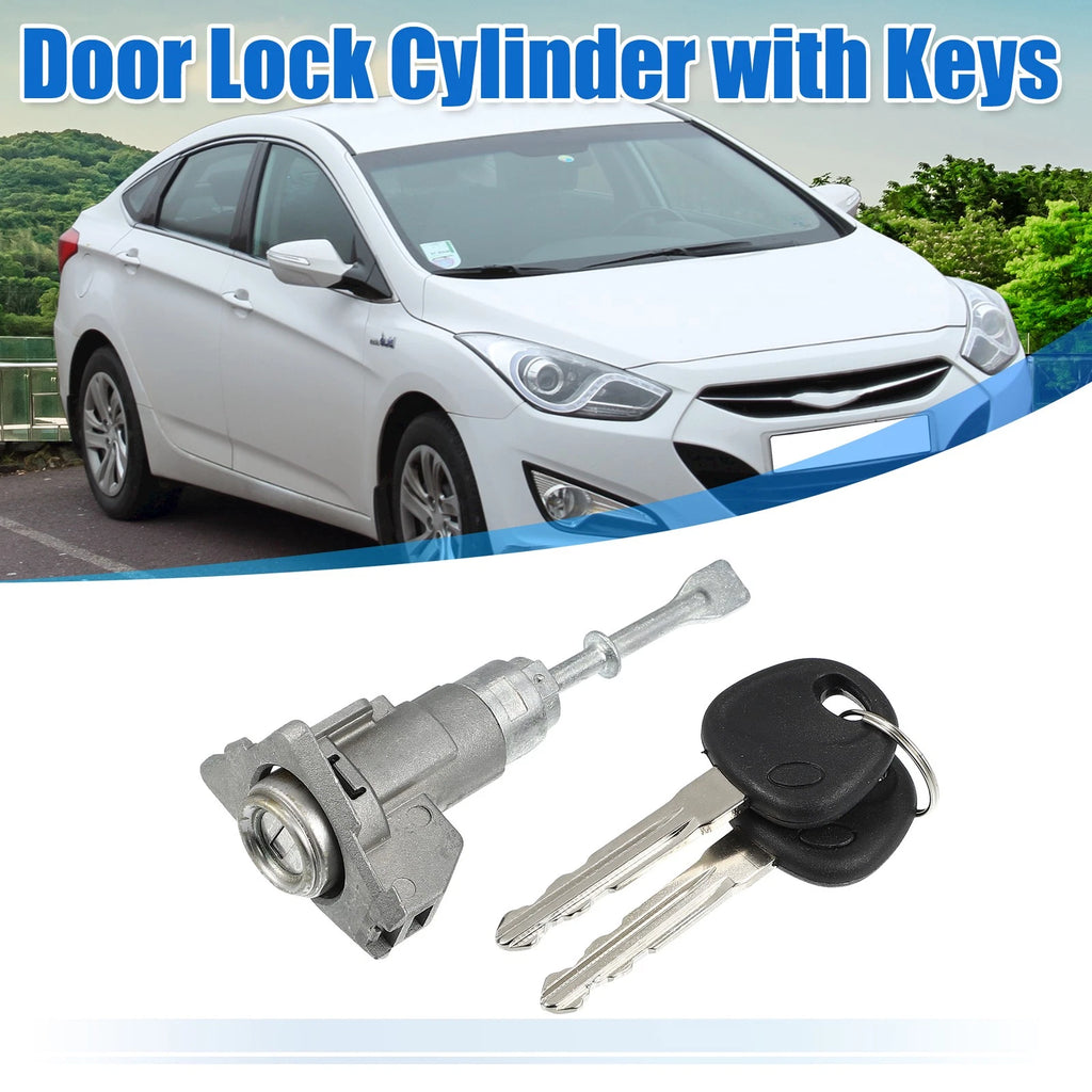 Front Left Side Door Lock Cylinder w/ Keys for Hyundai Elantra (2011–2016) 81970-3XA00