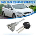 Front Left Side Door Lock Cylinder w/ Keys for Hyundai Elantra (2011–2016) 81970-3XA00