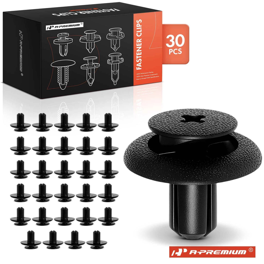 30Pcs Nylon Retainer Clips for Subaru 