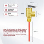 Brass Water Heater Safety Valve DN15 for Boiler