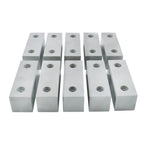 Set of 5 Aluminum Soft Vise Jaws for 6" Vise