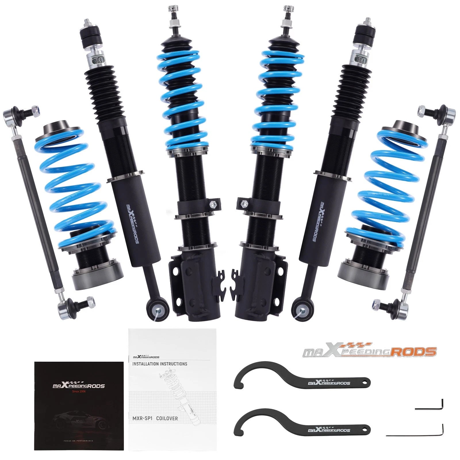 Coilovers Lowering Kit for Toyota Yaris (2007–2011) 24 Way Damper