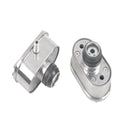 Finned Oval Air PCV Breather for - Polished Aluminum