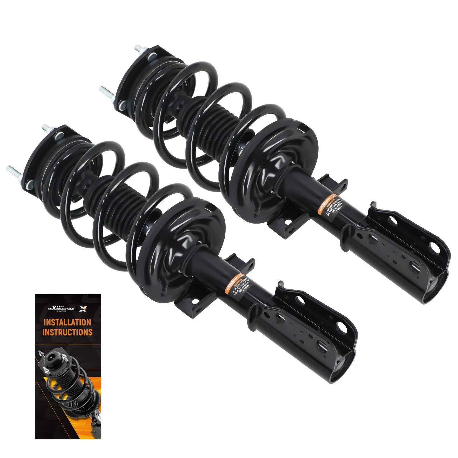 Set of 2 Complete Front Struts Shocks for Buick Enclave, Chevy Traverse, GMC Acadia (2008–2017)
