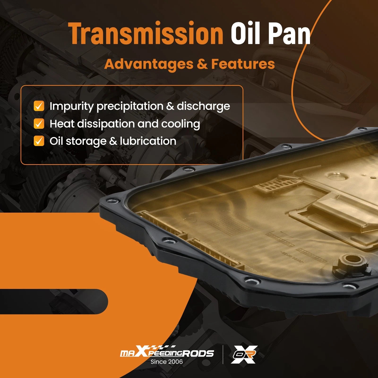 Auto Trans Oil Pan for BMW 328i 528i X3 (2011–2016)