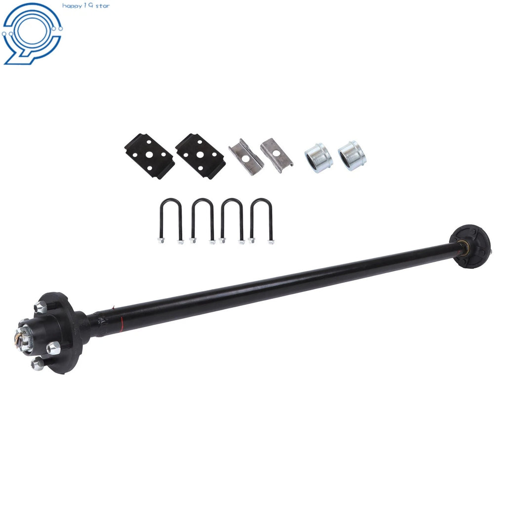 2000lbs Trailer Axle for Boat Trailer RV (Fits 4 Lug Models)