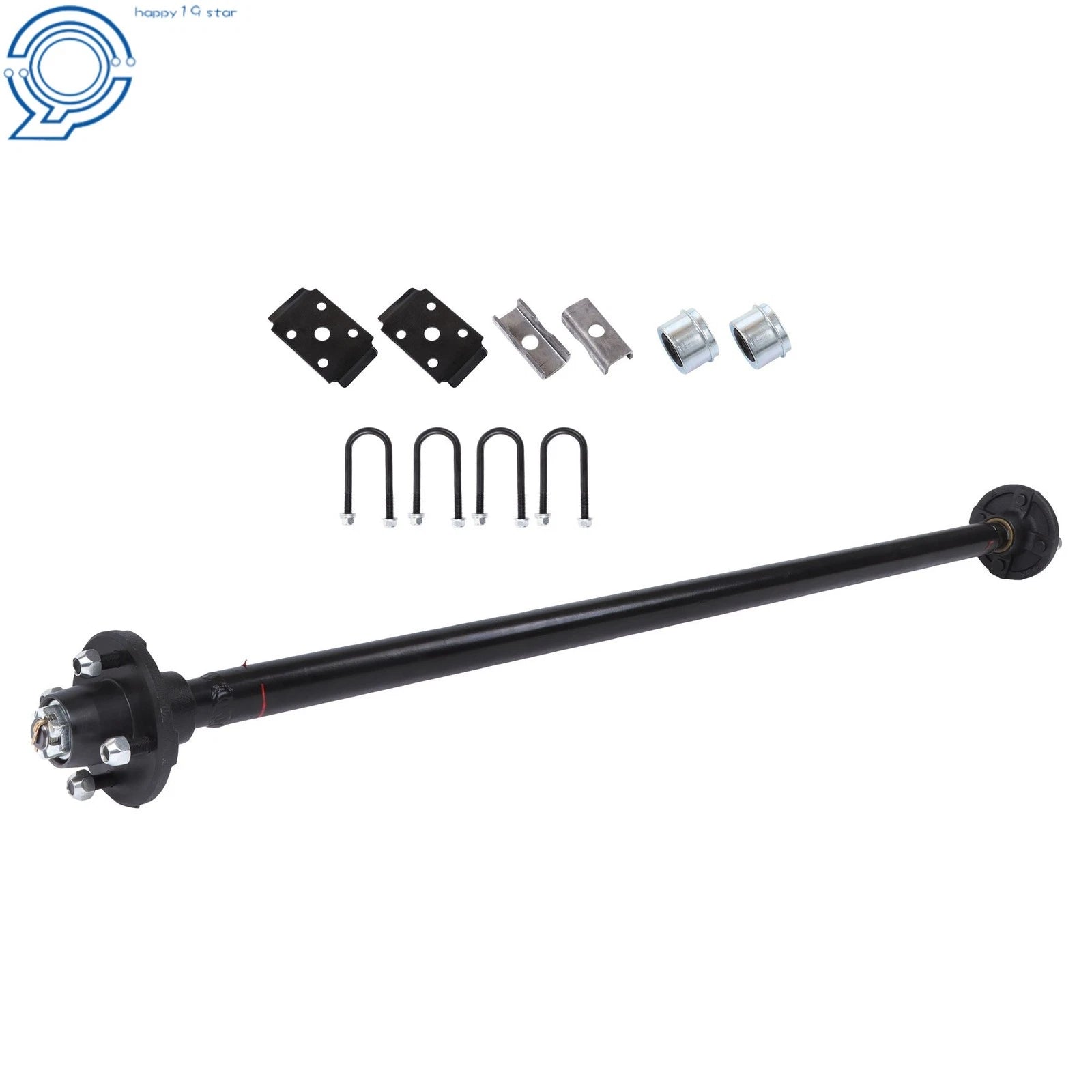 2000lbs Trailer Axle for Boat Trailer RV (Fits 4 Lug Models)