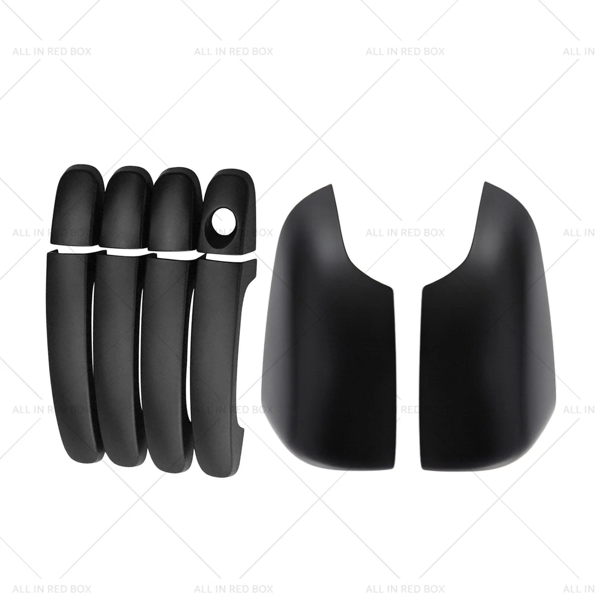 Side Mirror Cover & Door Handle Cover for Ford Ranger Raptor (2018–2022)
