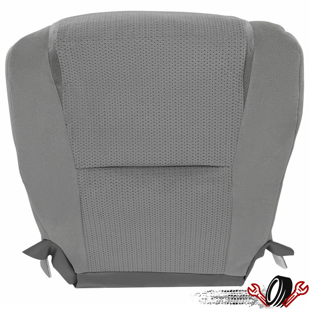 Front Bottom Driver Seat Cover for Toyota Tacoma (2005–2015) Gray Cloth