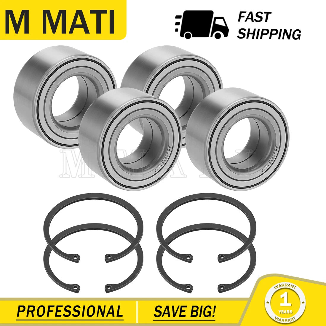 Front Rear Wheel Ball Bearing Circlip for Honda SXS1000M3 SXS1000M5 (2016–2023)