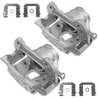 Pair Front Brake Calipers with Brackets for Hyundai Sonata (2015–2019) Kia Optima (2015–2019)