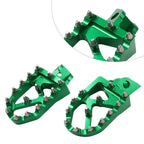 CNC Foot Pegs for Kawasaki KX100 KX65 & Suzuki 100 (2000–2023)