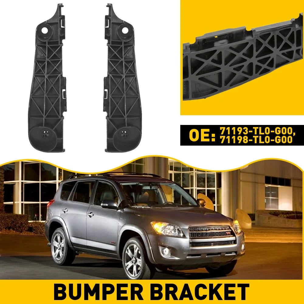 2X Front Left & Right Bumper Fender Brackets for Toyota RAV4 (2006–2012)
