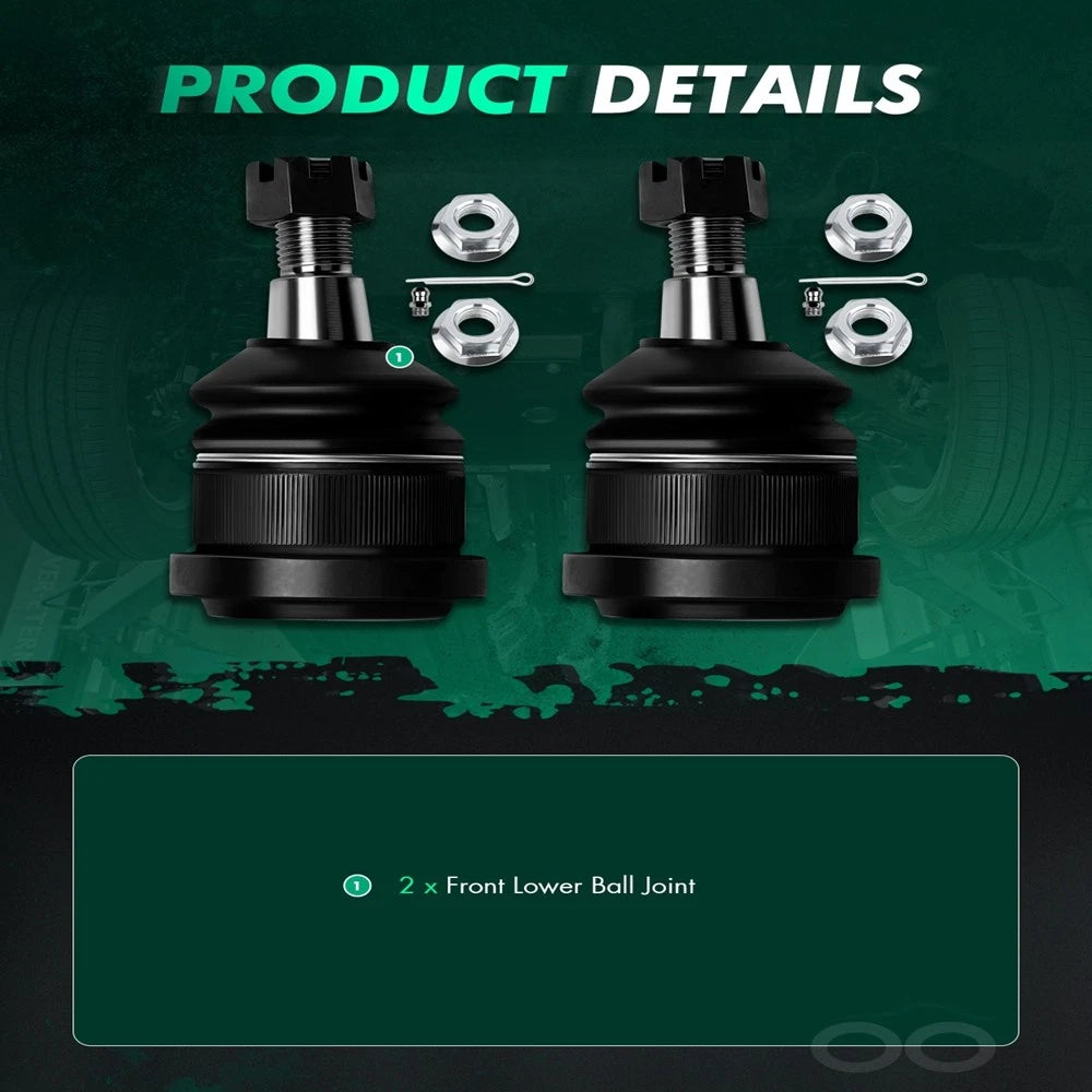 Set of 2 Lower Ball Joints for Jeep Liberty (2005–2007)