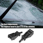 3pcs Front Windshield Washer Nozzle Kit 6E0955985 for Volkswagen Jetta (1999–2012)