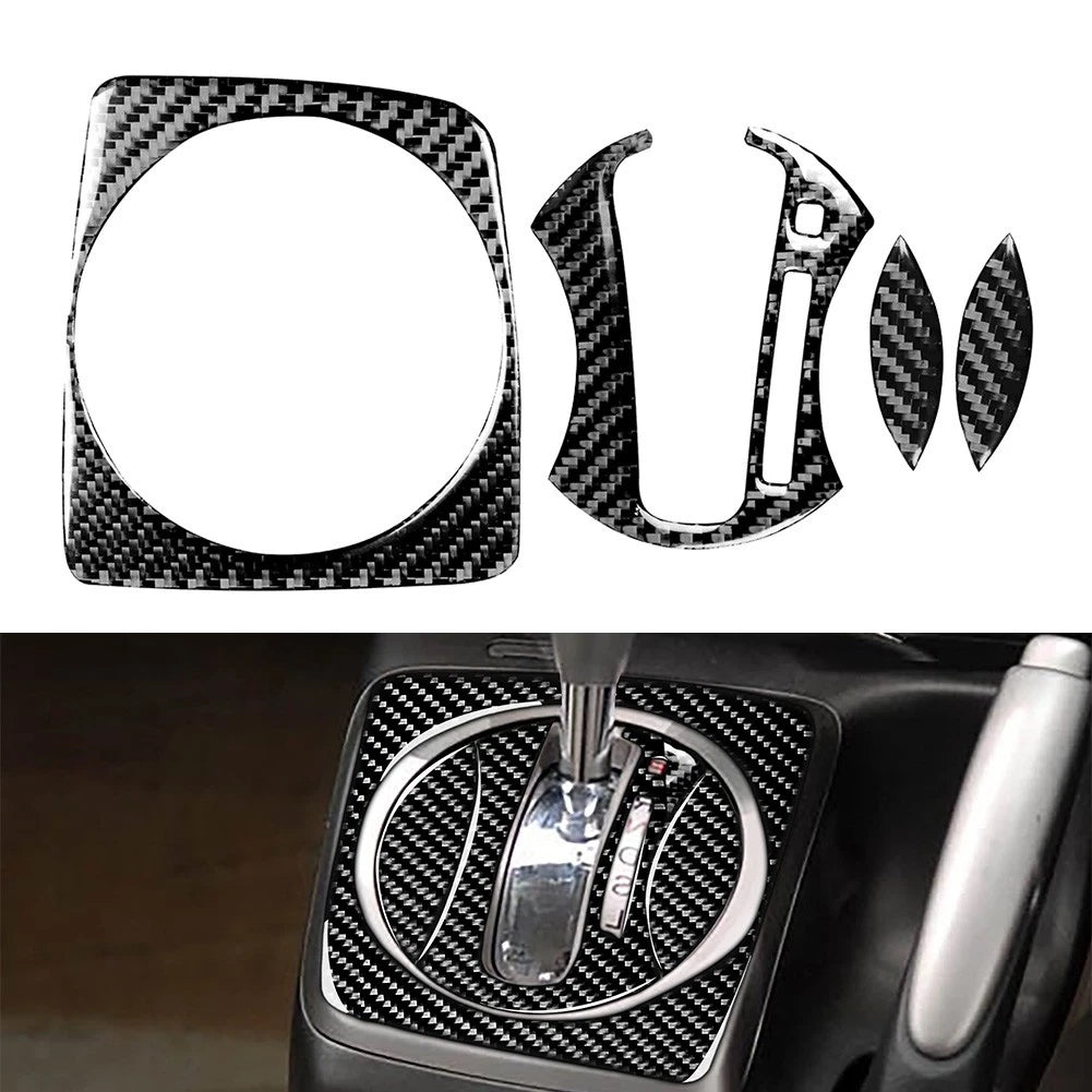 Carbon Fiber Gear Shift Panel Cover Trim for Honda Civic 8th Gen (2006–2011) RHD