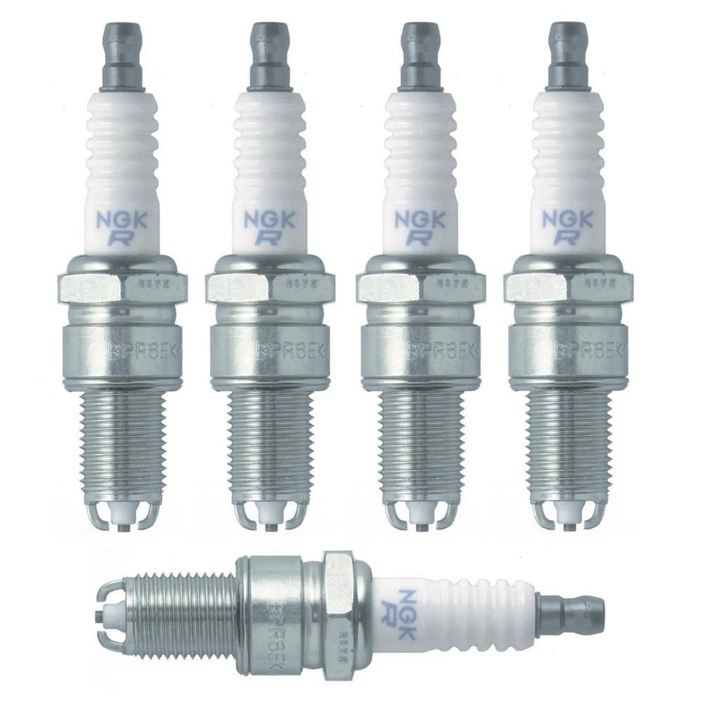 NGK Spark Plug Set of 5 for Standard Vehicles (Gap 0.028)