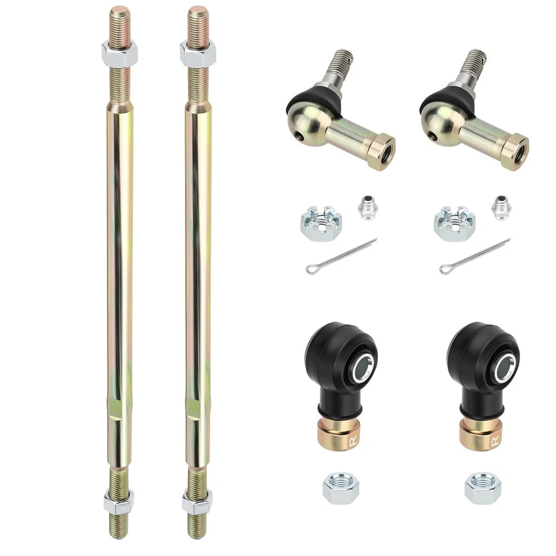 2 Tie Rod End Kit for Polaris Sportsman 335 400 500, Scrambler 400 500 (2000–2006)