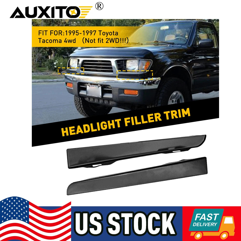 Front Bumper Grille Headlight Filler Trim for Toyota Tacoma (1995–1997)