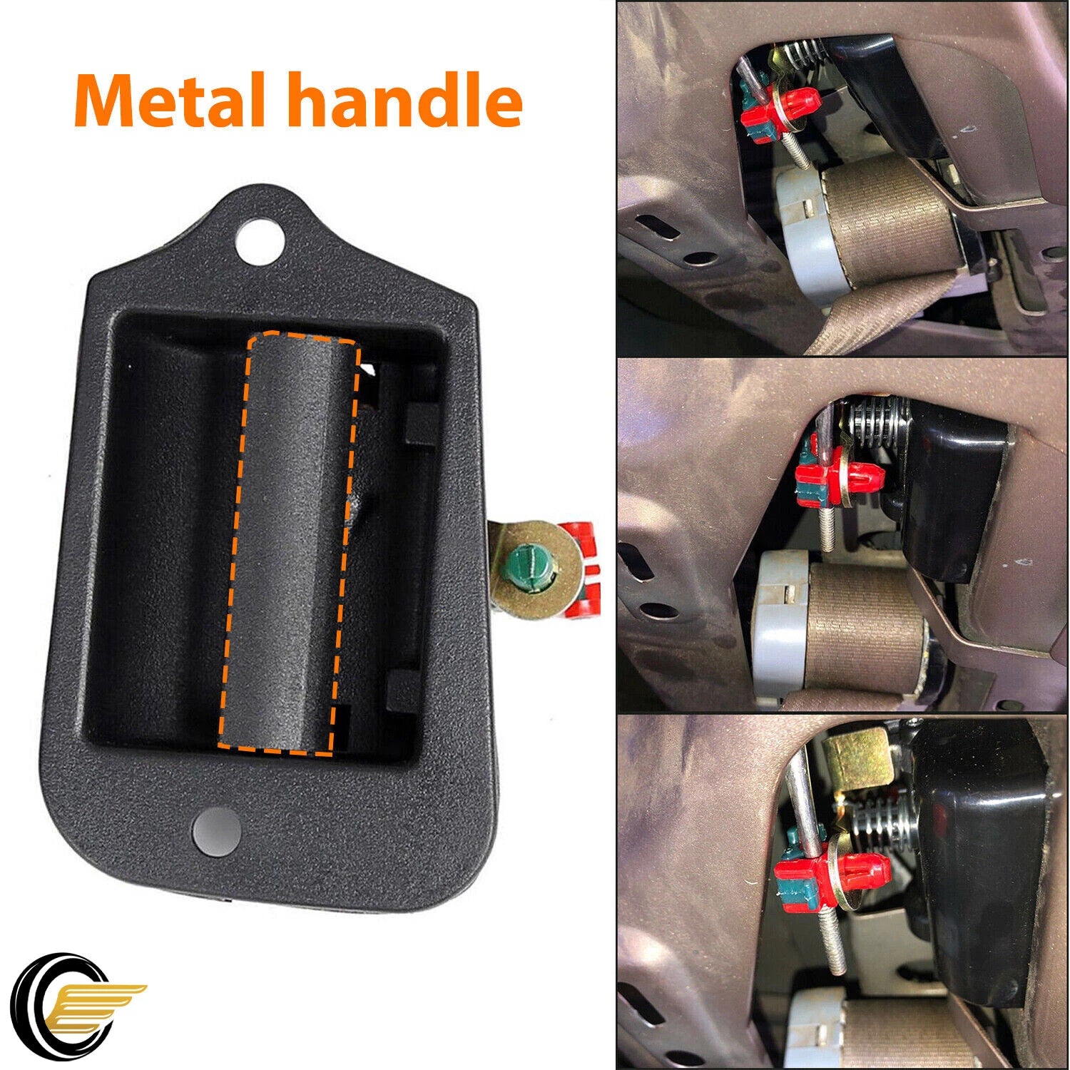 Extended Cab 3rd Side Cargo Door Handle for Chevy S10 GMC Sonoma (1994–2003)