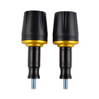 Gold CNC Frame Sliders for Kawasaki Z900 (2017)