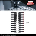 20 PCS Titanium Curved Oscillating Saw Blades for Multitools