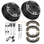 Rear Brake Drums & Shoes for Kawasaki Mule 2510 3000 3010 3020 4000 4010
