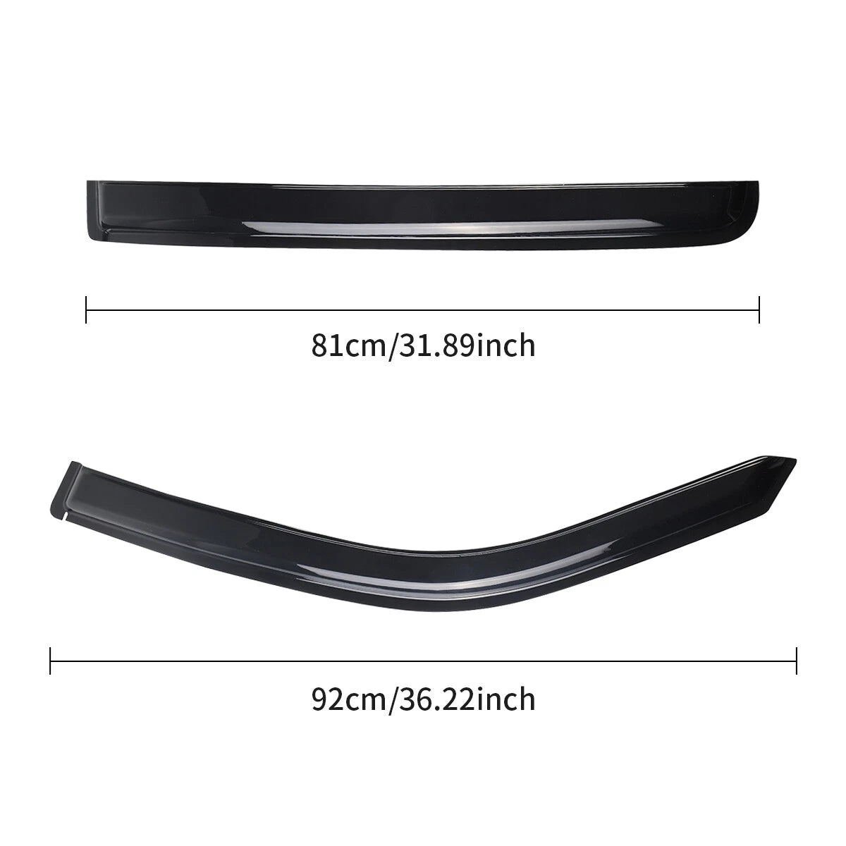 Set of 4 Window Vent Visor Rain Guards for Honda Pilot (2009–2015)