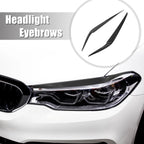 1 Pair Headlight Eye Lid Cover Sticker for BMW G30 530i 540i (2017–2022)
