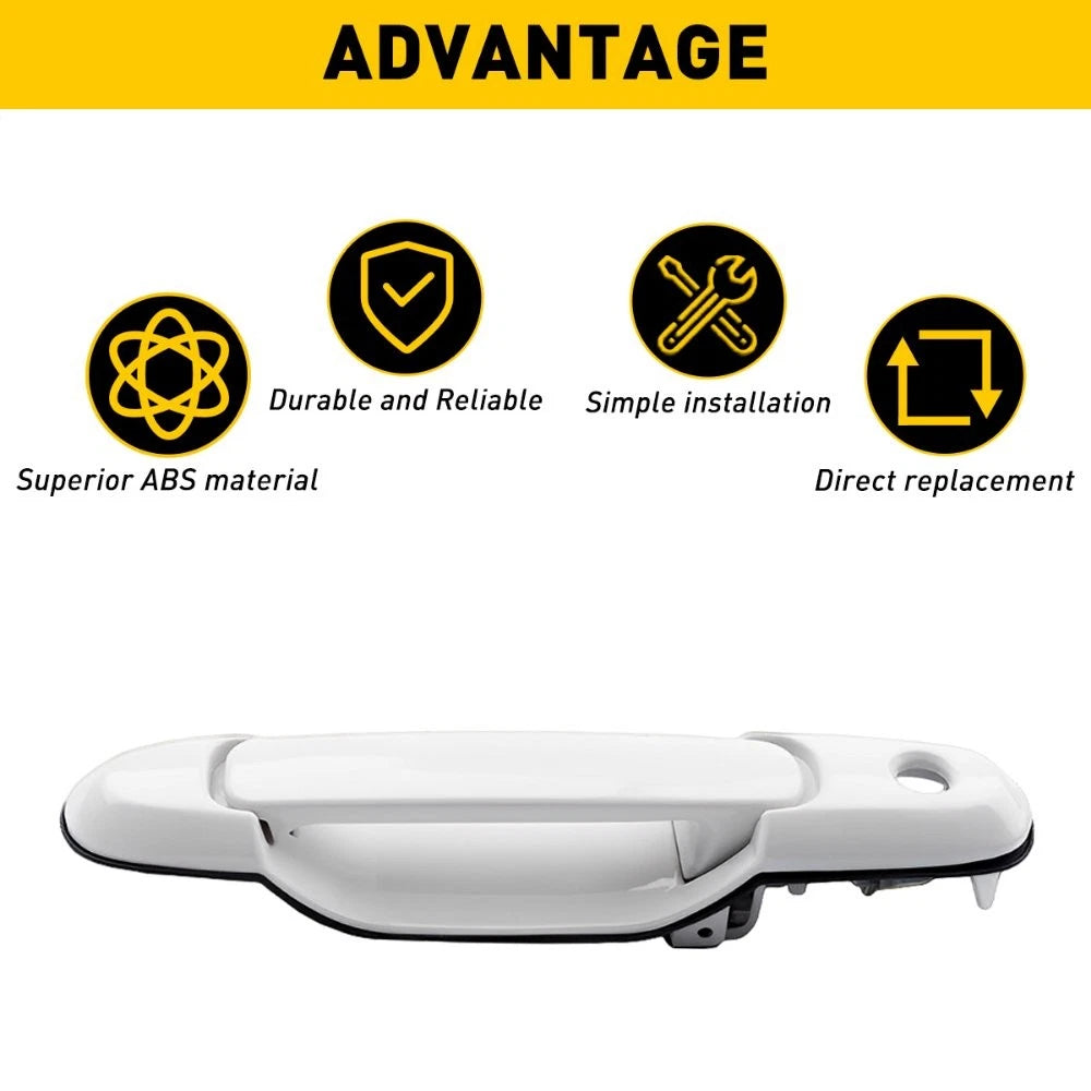 Exterior Door Handle for Toyota Sienna (1998–2003) - White