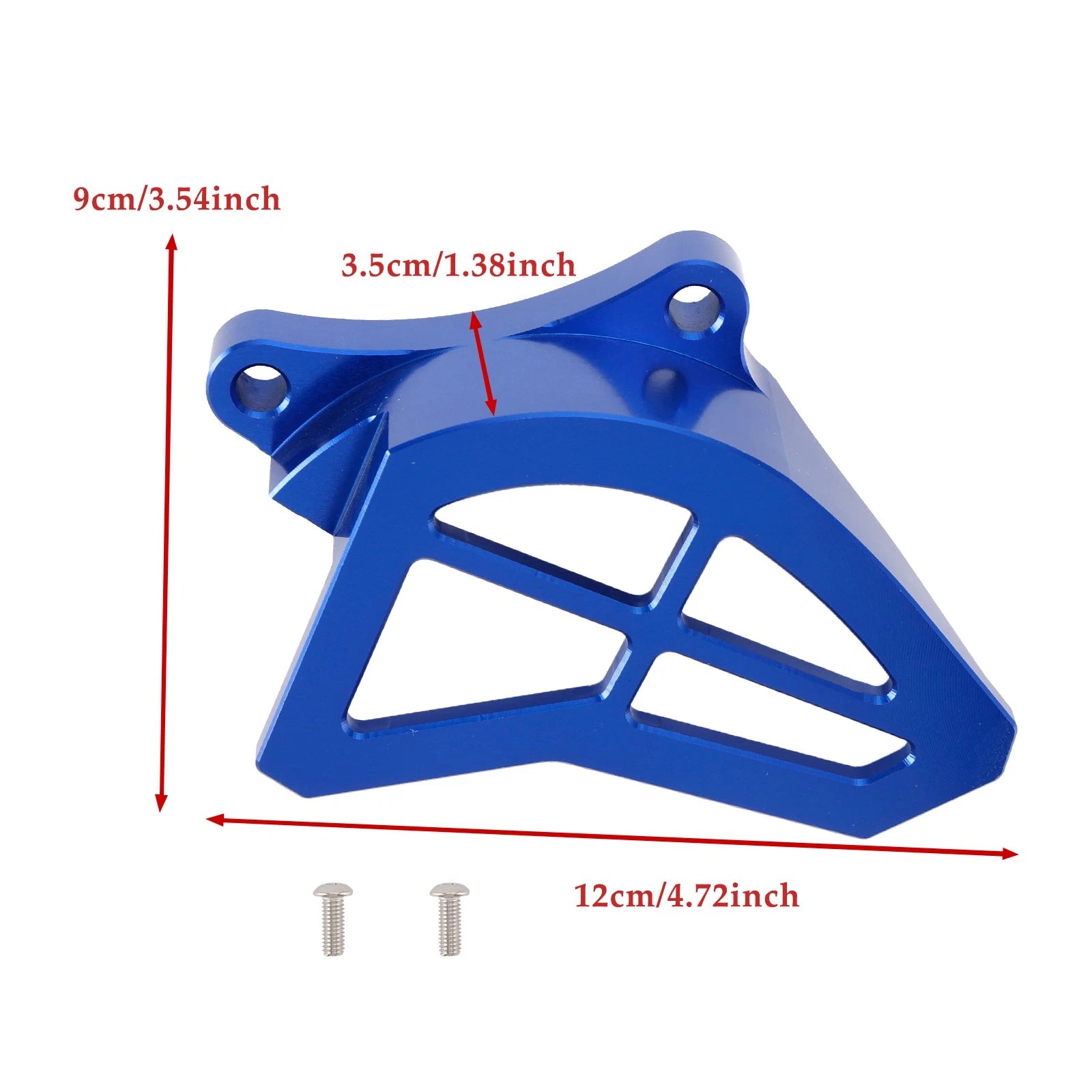 Sprocket Guard Cover for Yamaha YZ125 (1993–2004) - Aluminum, Blue