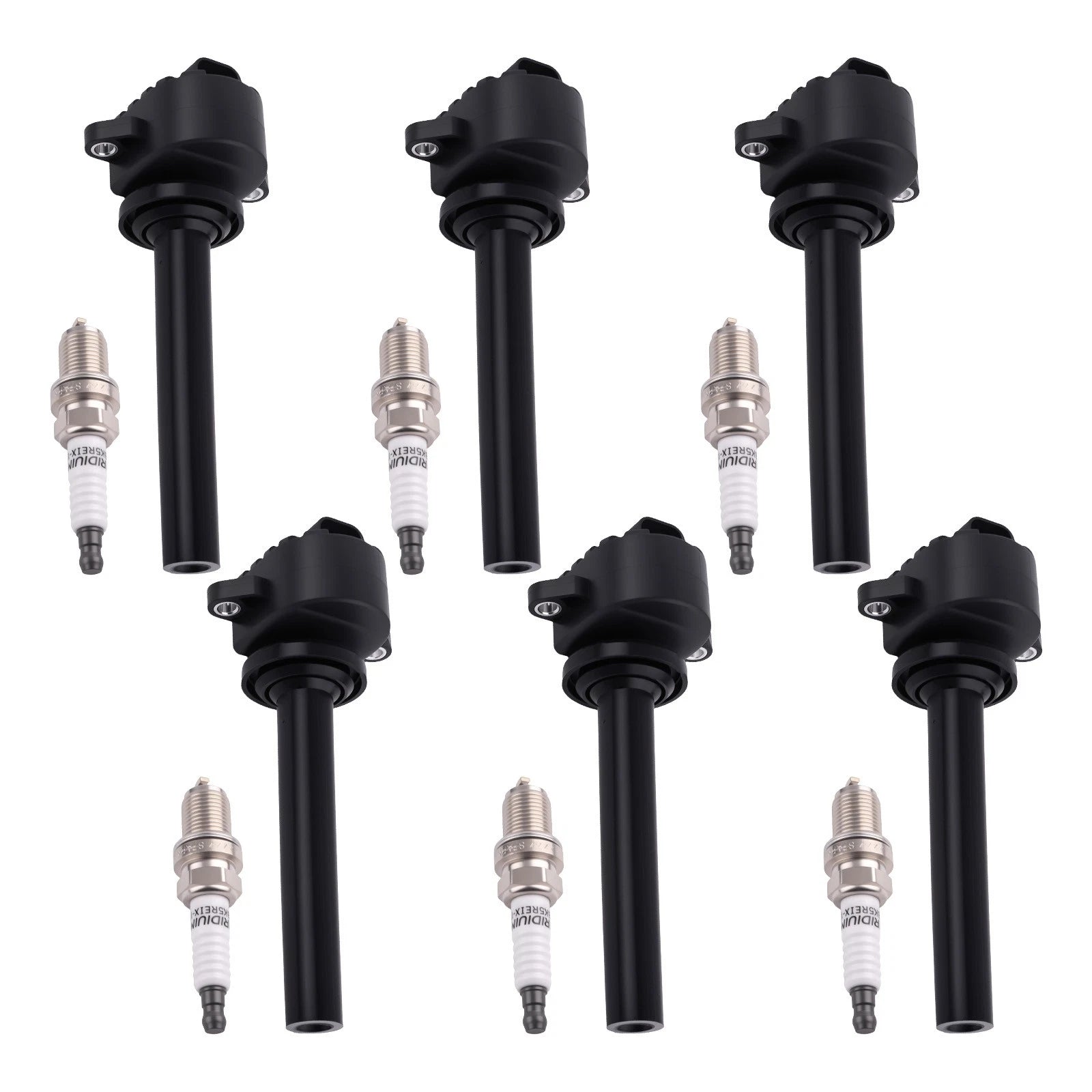 6x Ignition Coil & Spark Plug for Honda Passport (2000–2002) 8190052500 UF252
