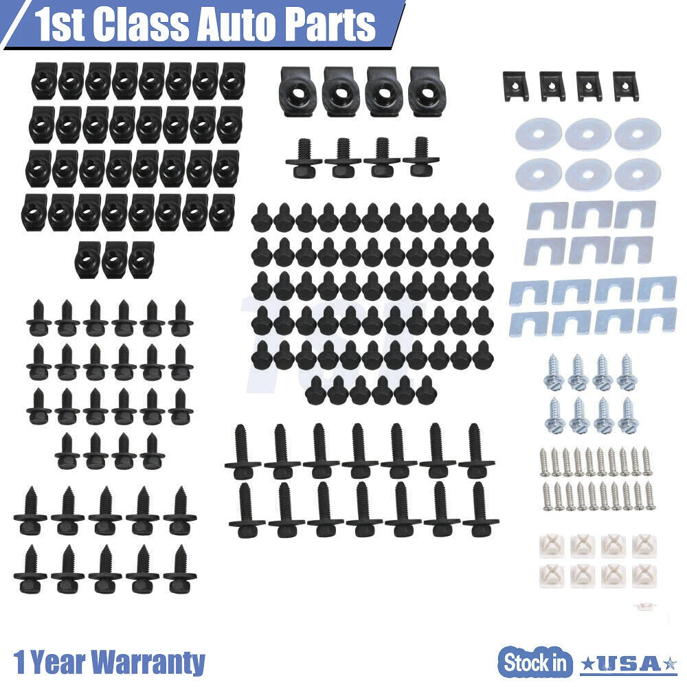 210Pcs Front End Sheet Metal Hardware for Chevy Pickup Truck