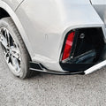 Glossy Black Back Rear Side Skirt Splitter for BMW X1 U11 (2023)
