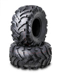 Set of 2 ATV UTV Tires 25x12-10 P341 6PR Deep Tread