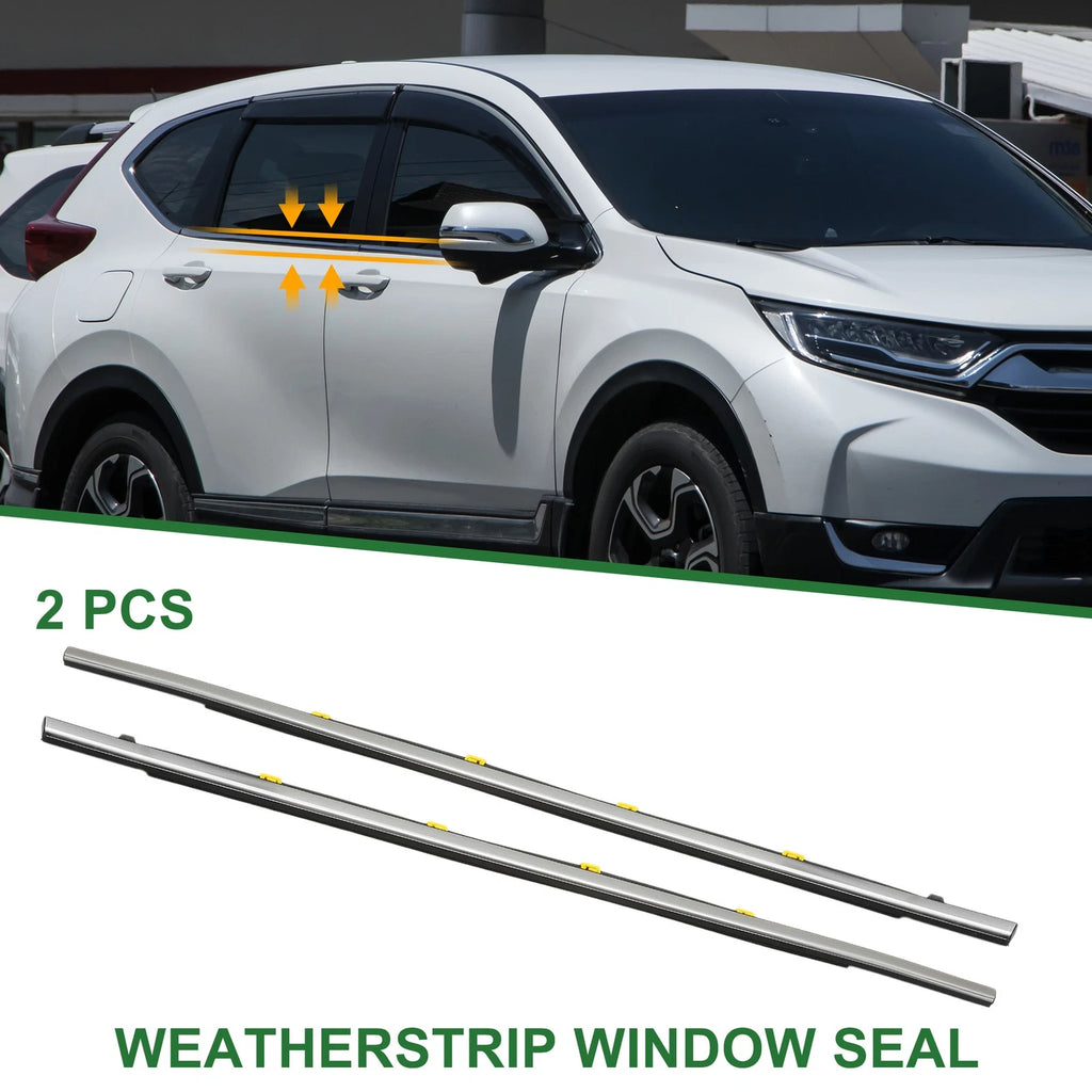 2X Rear Weatherstrip Window Seal No. 72950TLYH01 for Honda CR-V 