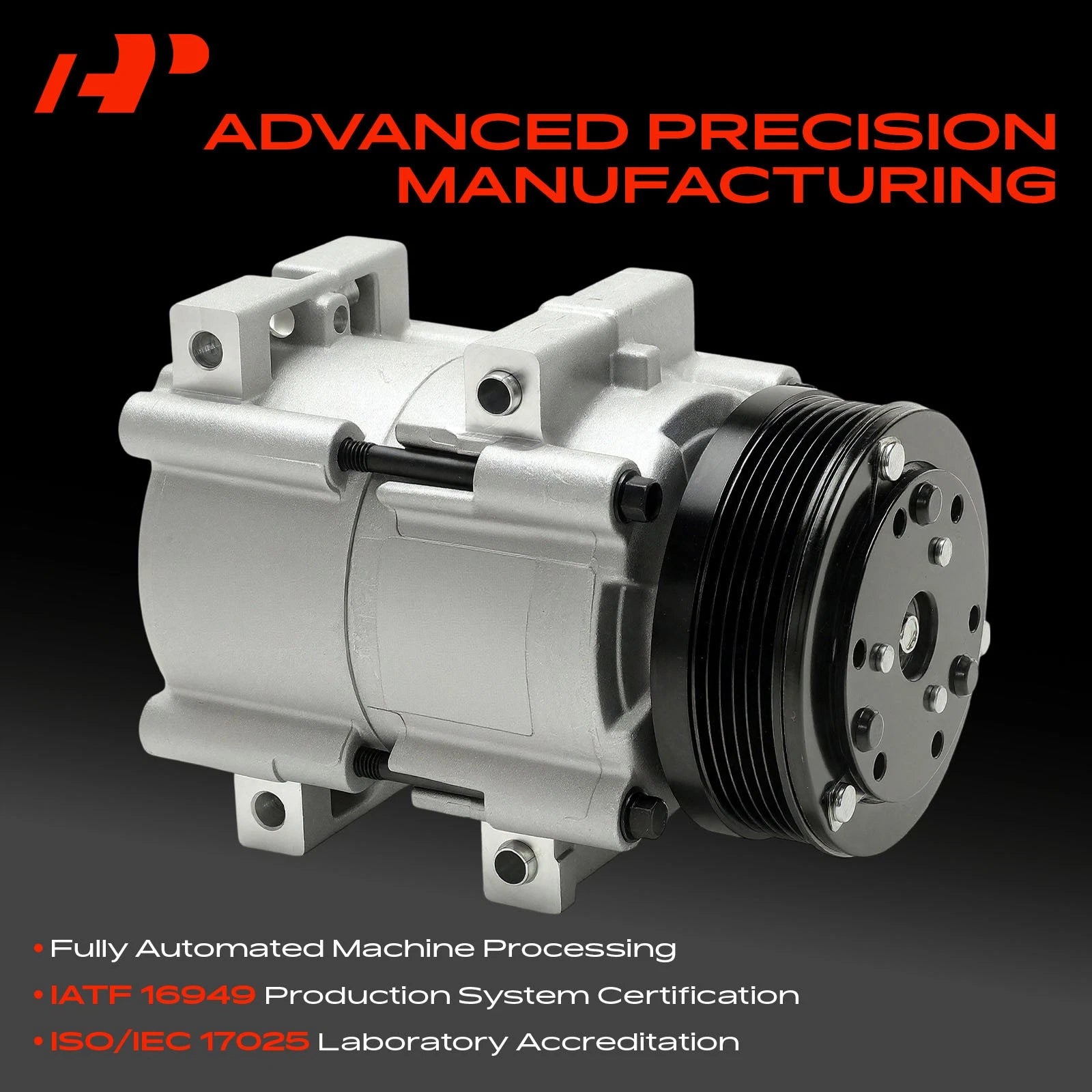 A/C Compressor with Clutch for Ford Taurus Mercury Sable (2001-2007)