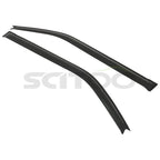 2X Tinted Window Visor Guard Vent for Scion TC (2011–2015)
