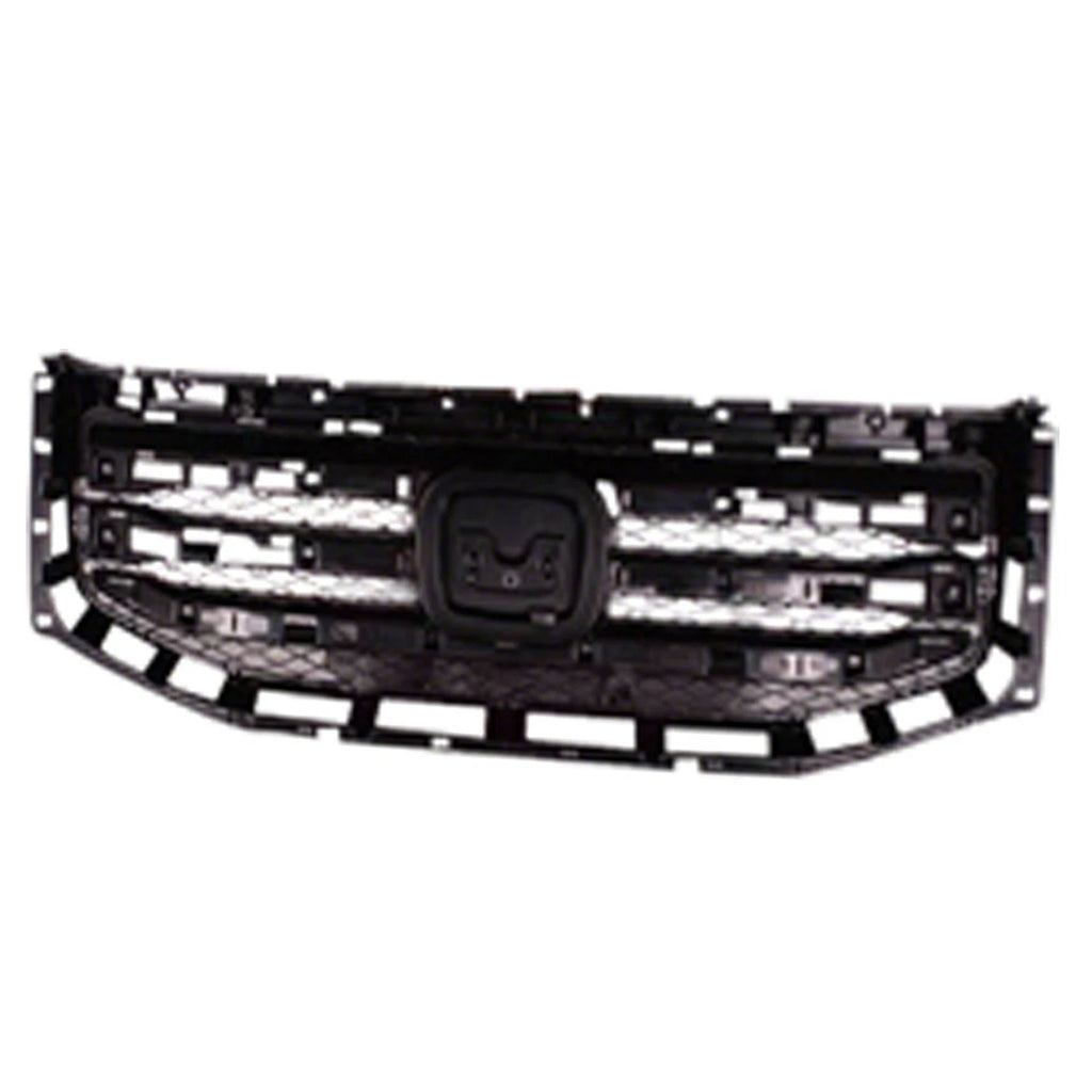 Replacement Front Grille for 2012-2015 Honda Pilot Gray Matte Textured