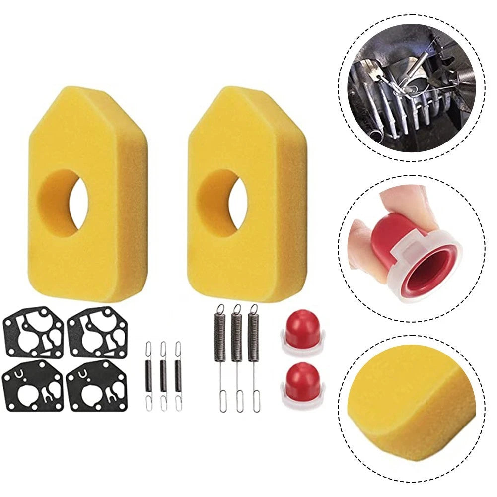 14-Piece Lawn Mower Service Kit with Air Filters and More