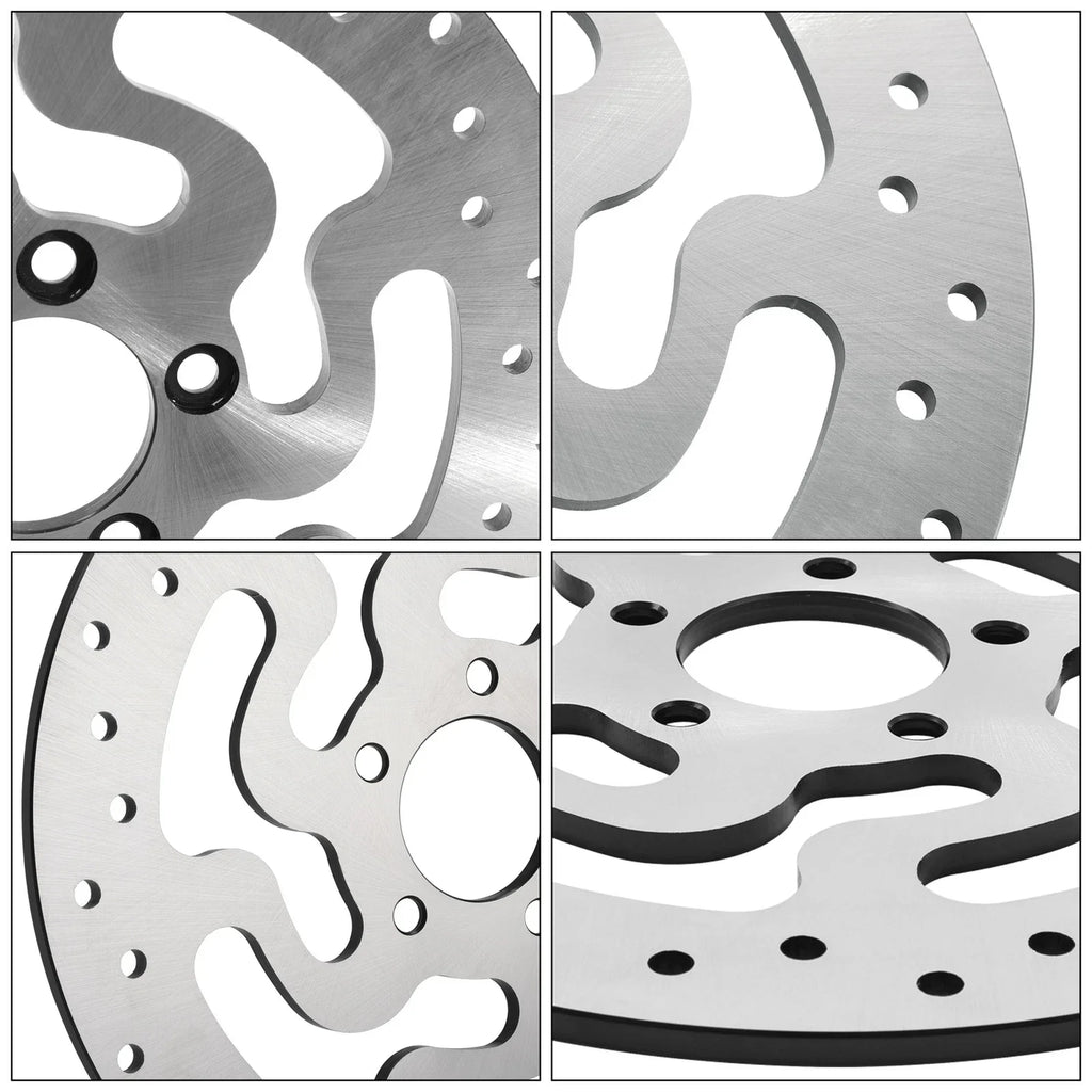 Rear Brake Disc Rotors & Bolts for Harley Touring Electra Road Glide
