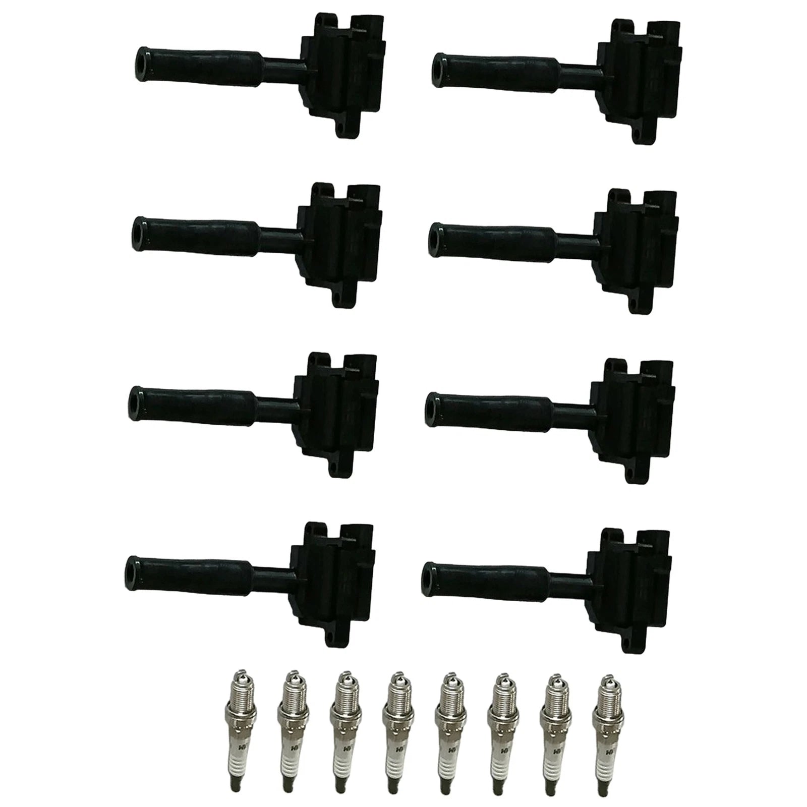 Set of 8 Ignition Coils & Spark Plugs for Jaguar XJ8 XK8 XJR XKR (1998–2009)