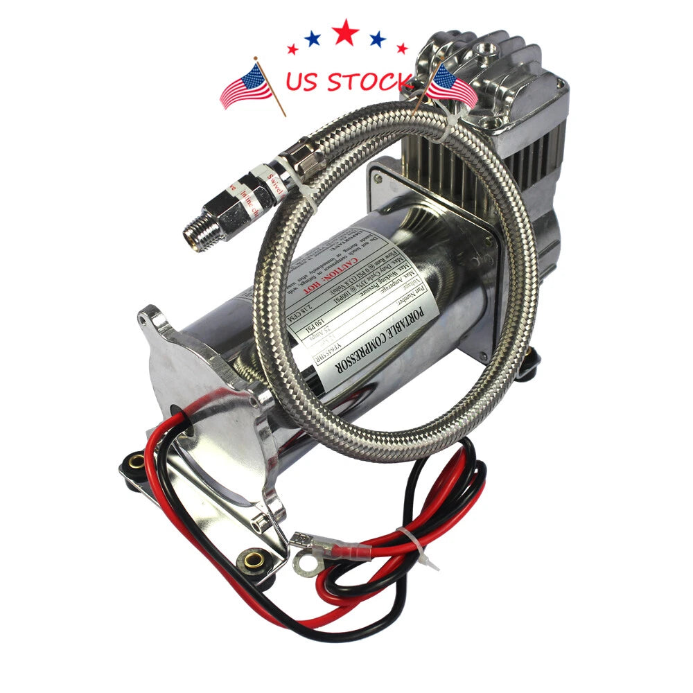 Onboard Air Compressor System for Medium Duty Vehicles (12V)