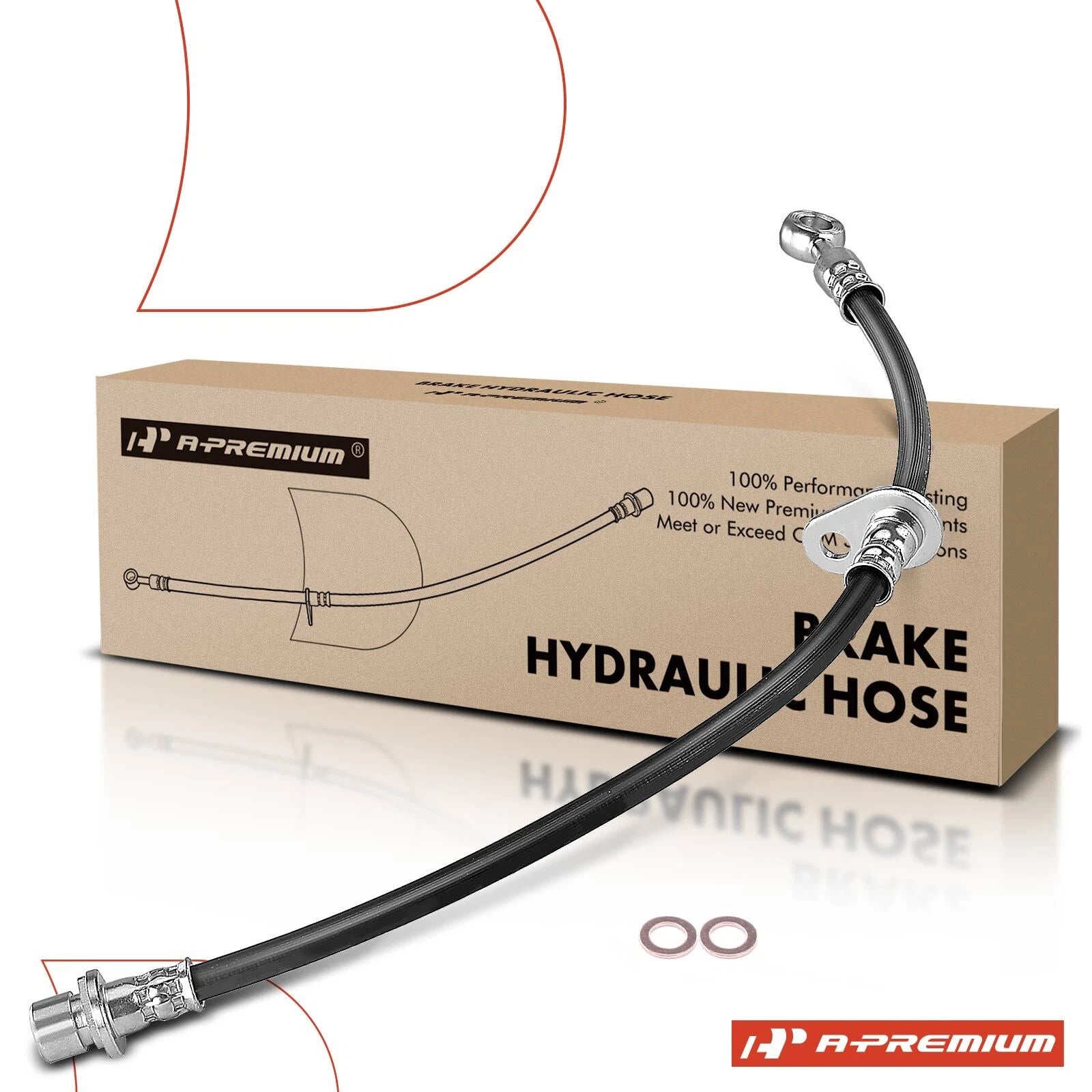 Front Right Brake Hydraulic Hose for Honda Accord (1998–2002) Acura TL (1999–2003)