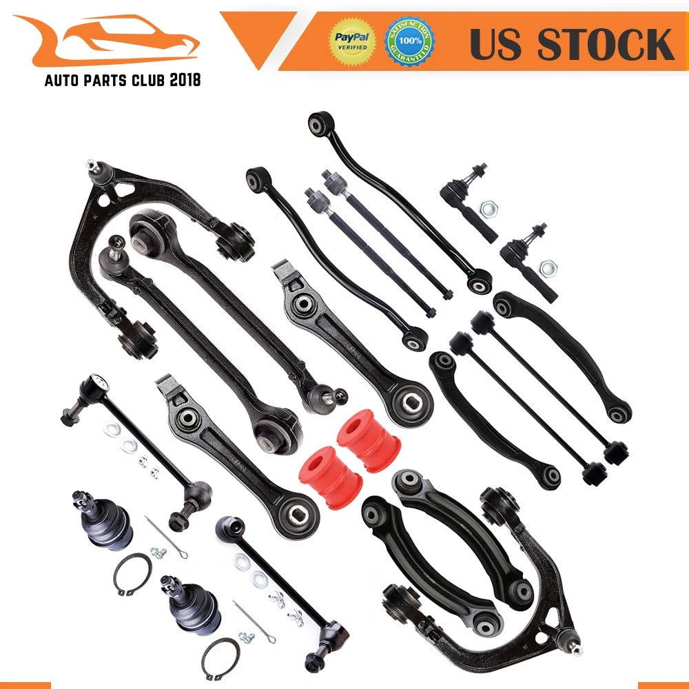 24pcs Control Arm with Ball Joint Tie Rod Suspension for Chrysler 300 (2005–2010)