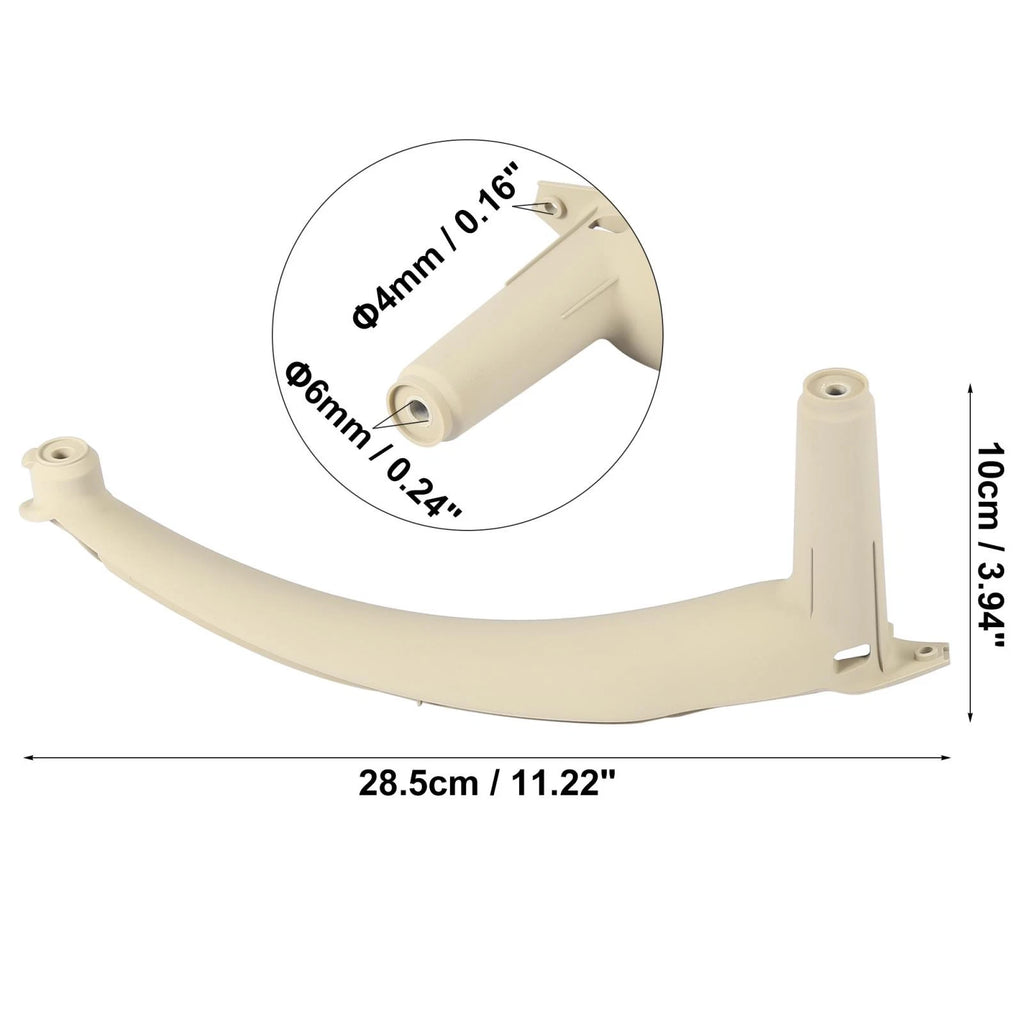 Left Rear Door Pull Handle Trim for BMW X5 X6 (2007–2013)
