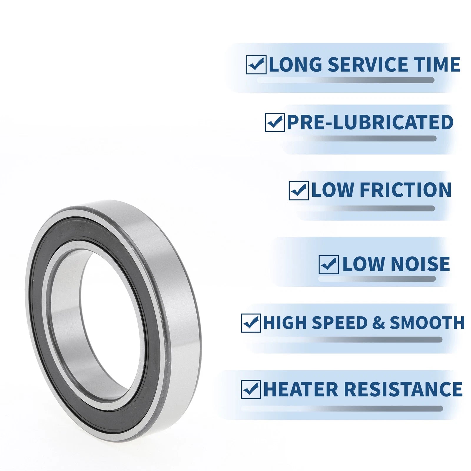Deep Groove Ball Bearing P5 for Scooter Skateboard Wheel (60x95x18mm)