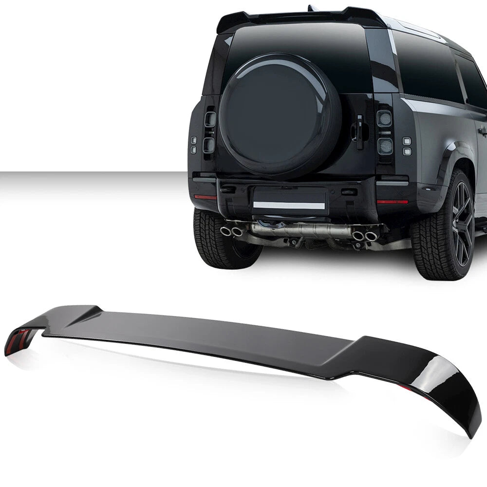 Rear Roof Spoiler Wing for Land Rover Defender 90/110 (2020–2023) Glossy Black