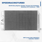 A/C Condenser for Chevrolet Equinox, Torrent (2006–2009) 3.4L 3468
